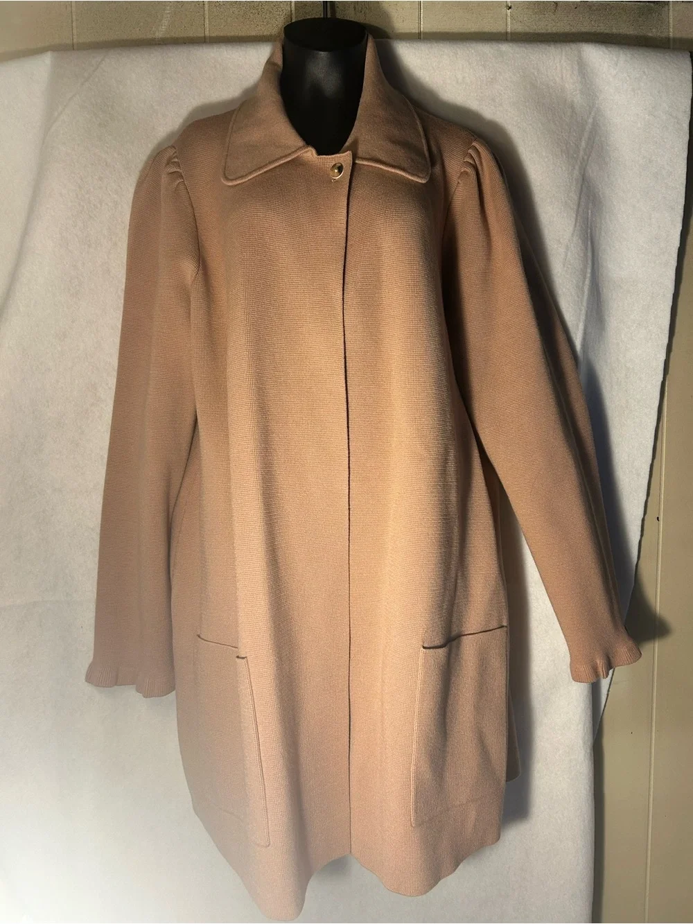 kate spade Camel-Tone OverCoat in Light Tan WORN ONCE